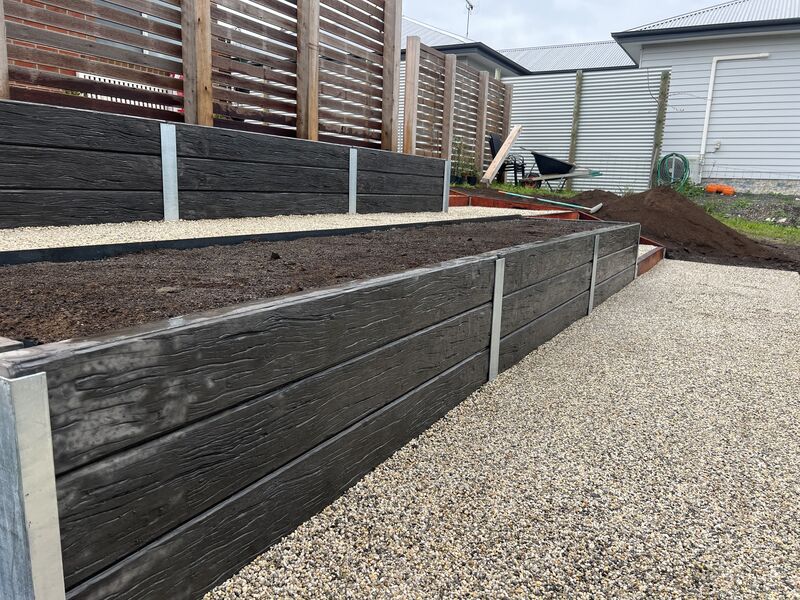 Retaining Walls – Timber & Concrete