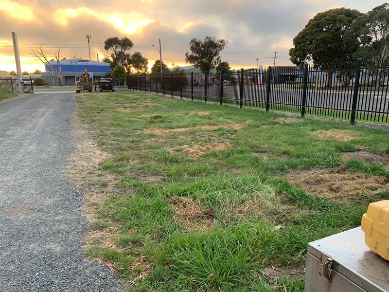 Driveway Construction Before - Dridan Contracting