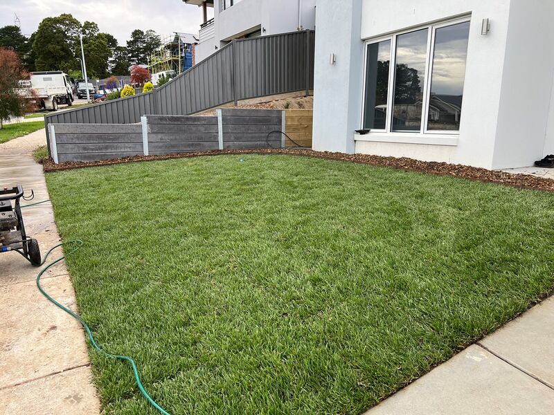 Instant Turf Installation - Dridan Contracting