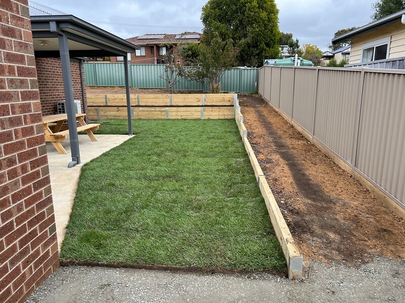Instant Turf Installation - Dridan Contracting