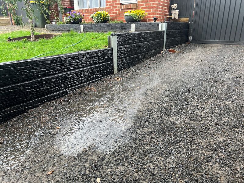 Timber Retaining Walls - Dridan Contracting